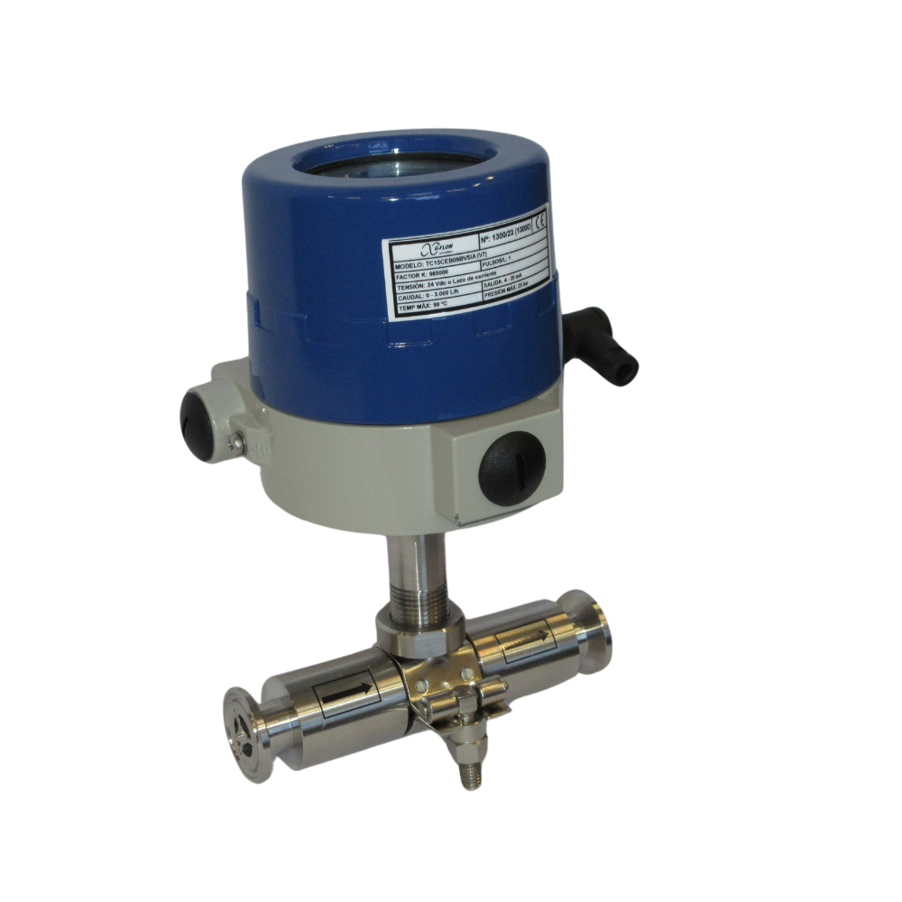 Turbine Flowmeter Stainless Steel Connection to Process Clamp (TA)