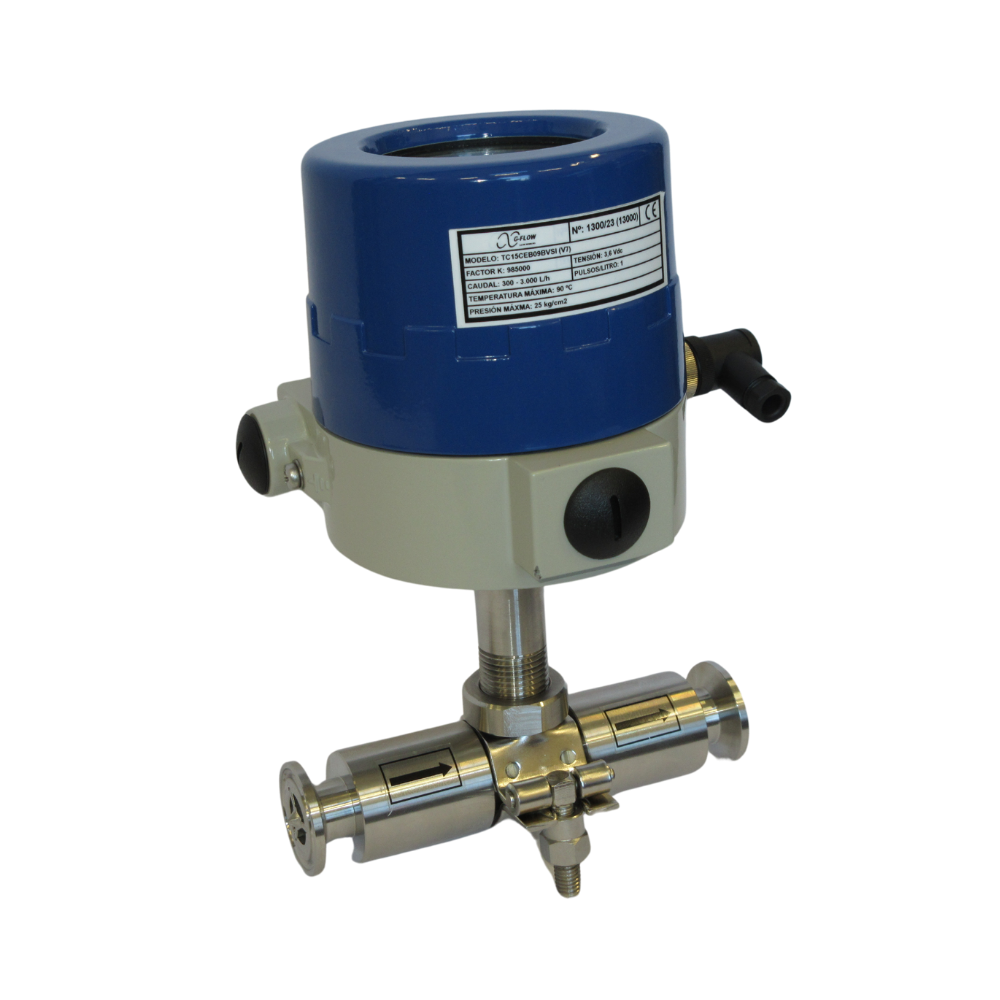 Turbine Flowmeter Stainless Steel Connection to Process Clamp (TA)