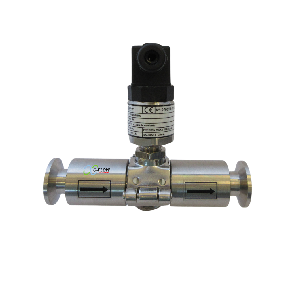 Turbine Flowmeter Stainless Steel Connection to Process Clamp (TA)