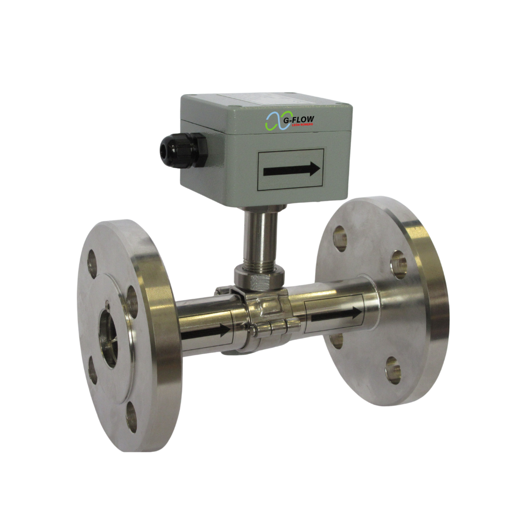 Turbine Flowmeter Stainless Steel Connection to Process DIN Flange (TB)