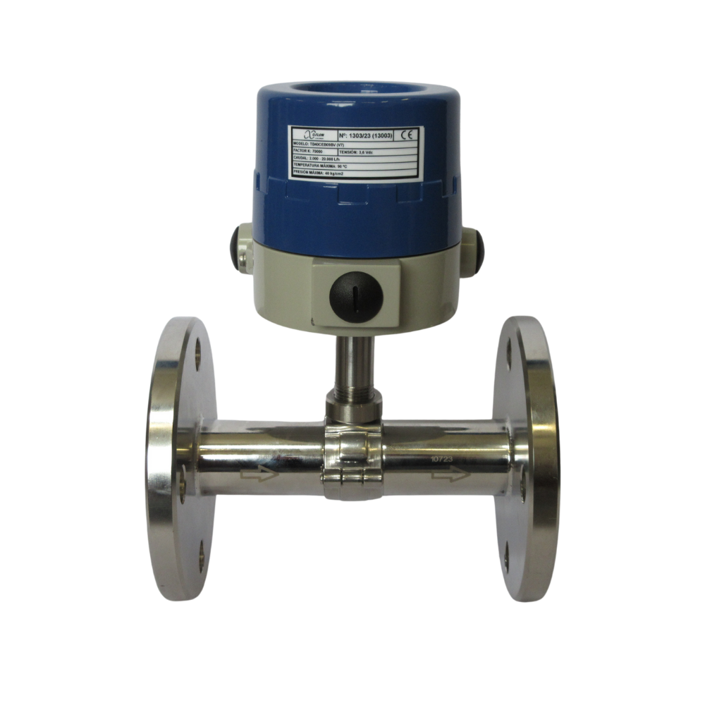 Turbine Flowmeter Stainless Steel Connection to Process DIN Flange (TB)