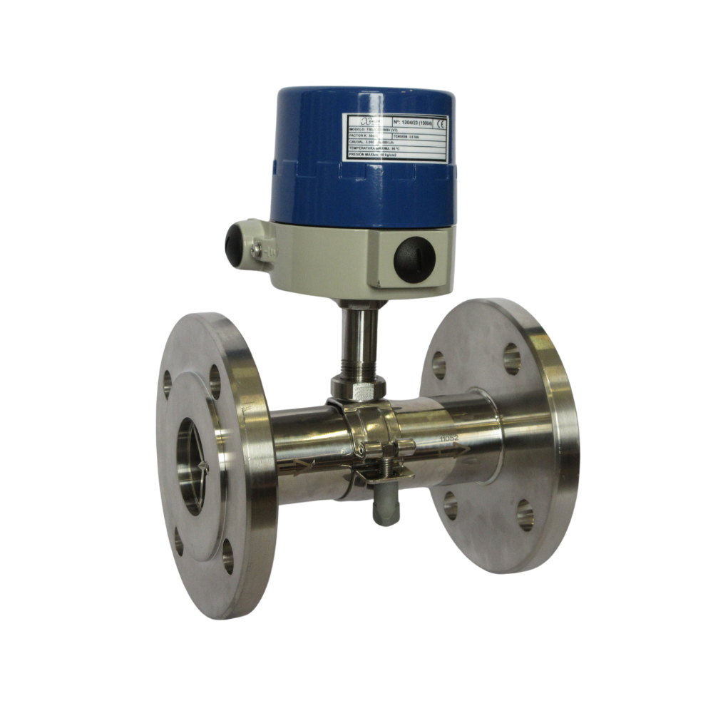 Turbine Flowmeter Stainless Steel Connection to Process DIN Flange (TB)