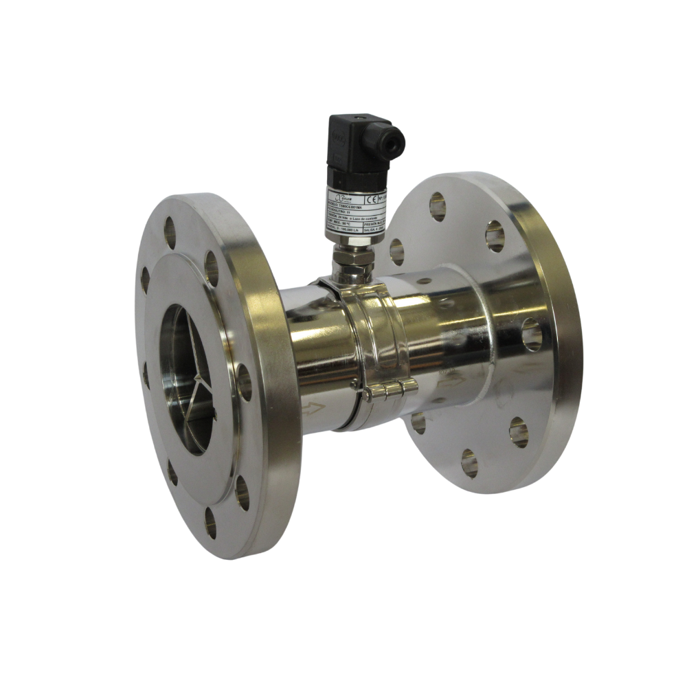 Turbine Flowmeter Stainless Steel Connection to Process DIN Flange (TB)