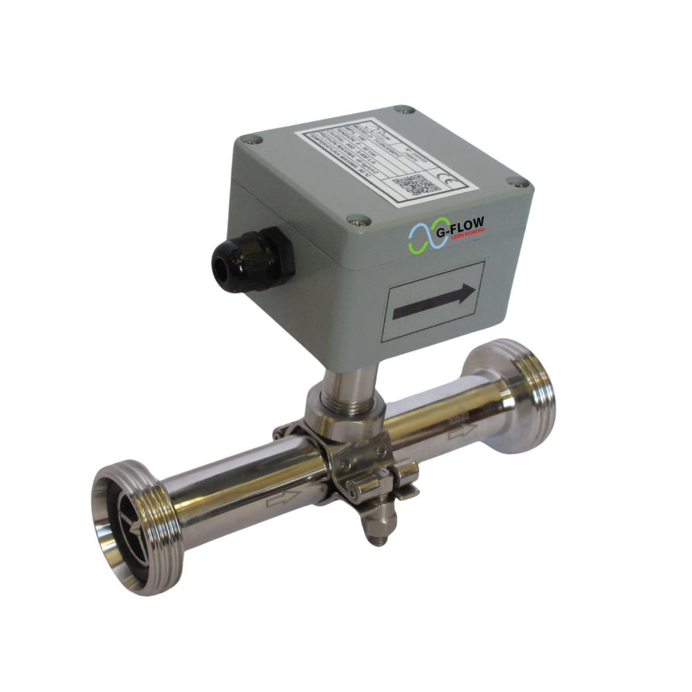 Turbine Flowmeter Stainless Steel Connection to Process Thread NW DIN 11851 (TC)