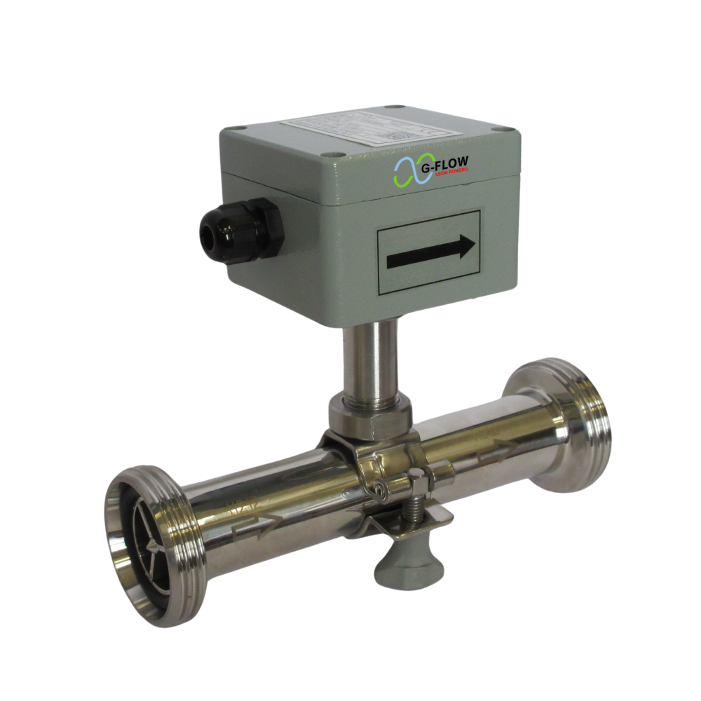 Turbine Flowmeter Stainless Steel Connection to Process Thread NW DIN 11851 (TC)