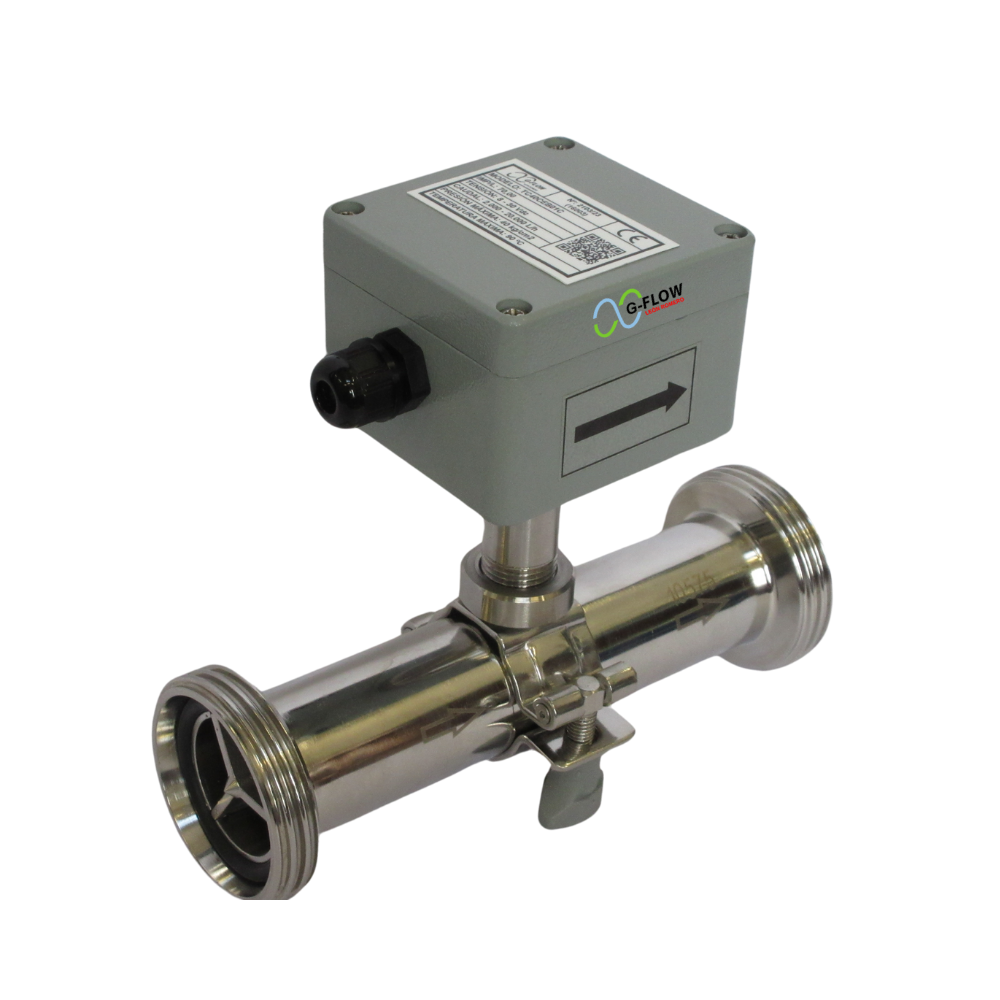Turbine Flowmeter Stainless Steel Connection to Process Thread NW DIN 11851 (TC)