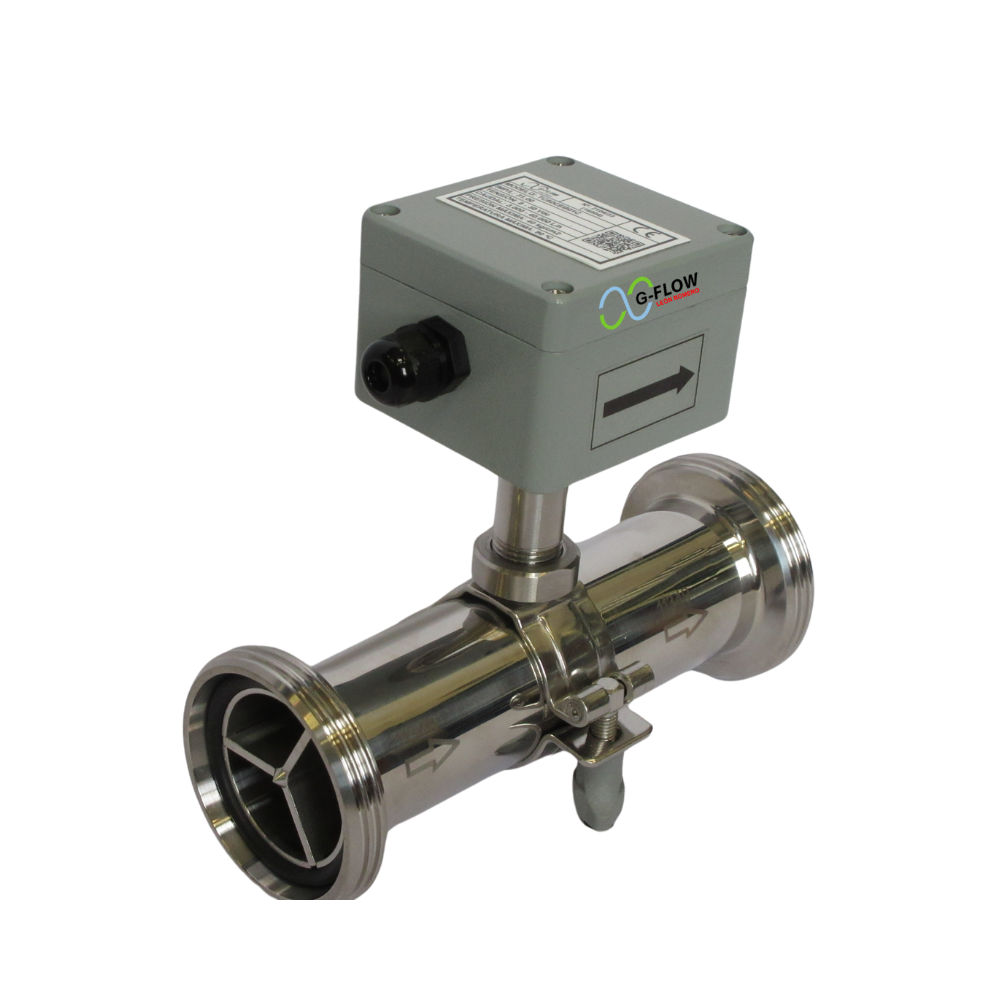 Turbine Flowmeter Stainless Steel Connection to Process Thread NW DIN 11851 (TC)